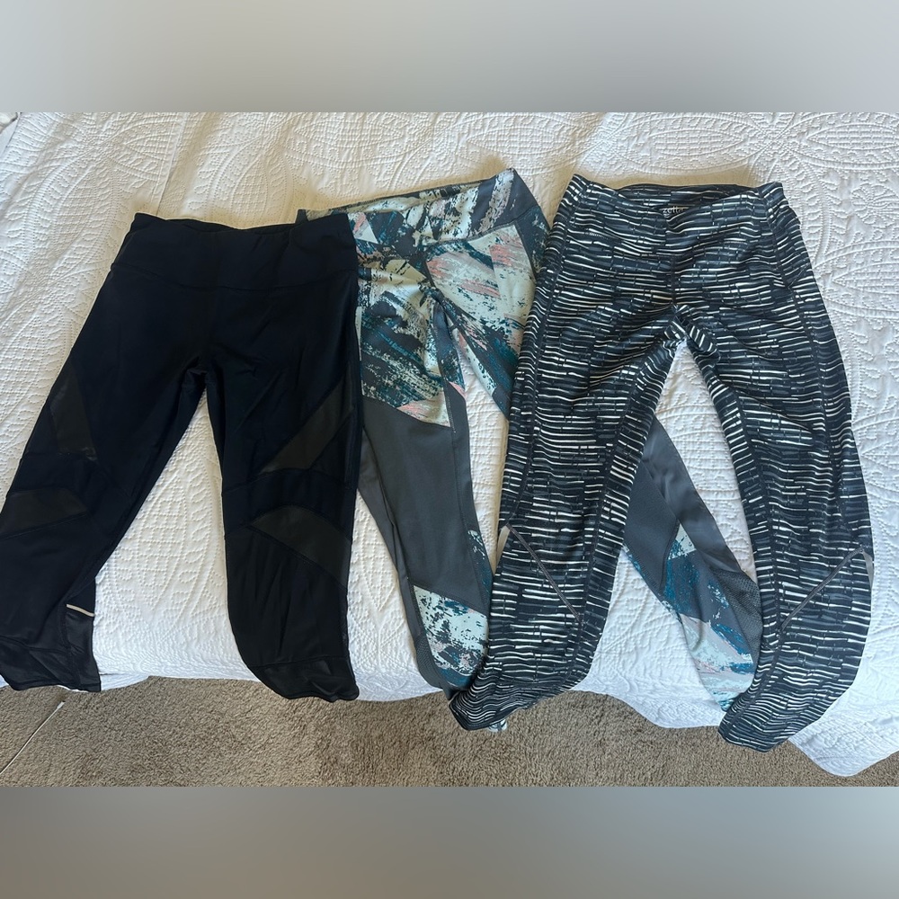 Zella & Sweaty Betty Leggings/Capri Set - Black, Gray, Multicolor BUNDLE!